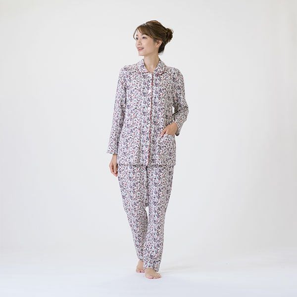 LIBERTY] スムースプリント 花柄 Gabrysia レディス 上下セット