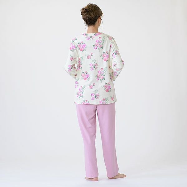 ミラ・ショーン】エアリースムース花柄プリントパジャマ | arakawa