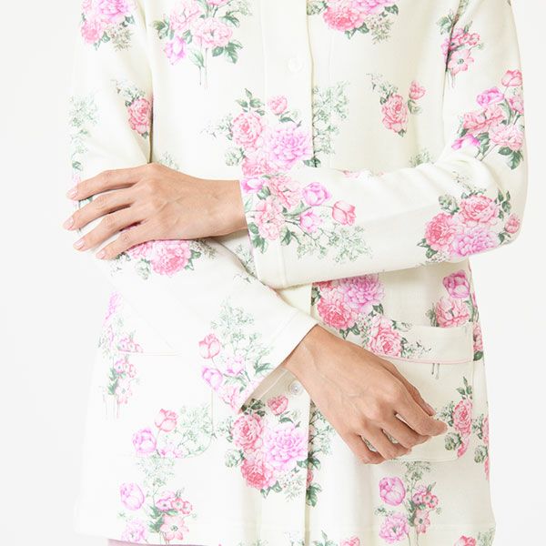 ミラ・ショーン】エアリースムース花柄プリントパジャマ | arakawa