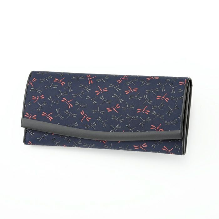 印伝 印傳屋 上原勇七 (INDEN-YA) 本革 長財布 束入れ 型番2317 黒地