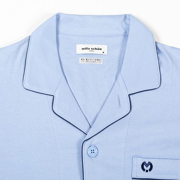 mila schon】[紳士] ミラ・ショーン シルクサテン 無地 メンズ