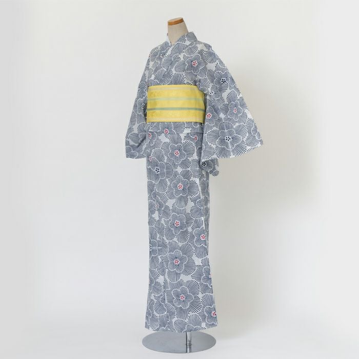 kifkif×古今 浴衣 百合 （柑子色） 仕立て上がり 日本製 | arakawa