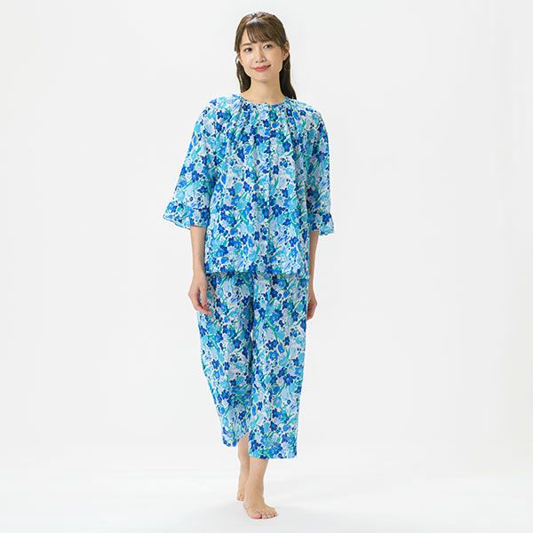 新品 LIBERTY FABRIC パジャマ 花柄 7分袖 M 000000006131-02.jpg?size=xl&w=