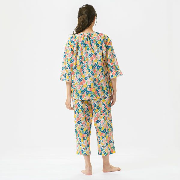 新品 LIBERTY FABRIC パジャマ 花柄 7分袖 M 000000006131-09.jpg?size=xs&w=