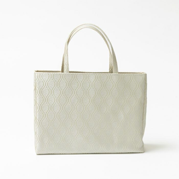 サブバッグ横型 No.2270 波柄 ポケット＆間仕切り付 さんび 日本製