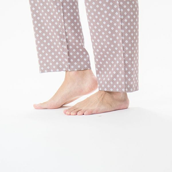 【DAKS】[紳士]ダックス清涼感のあるシャーリング素材で仕立てたパジャマ