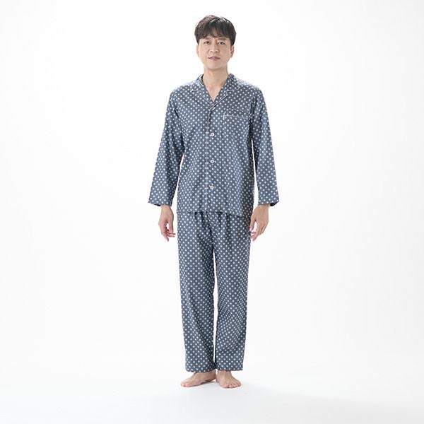DAKS】［紳士］ サテン小紋柄テーラードパジャマ | arakawa ONLINE SHOP