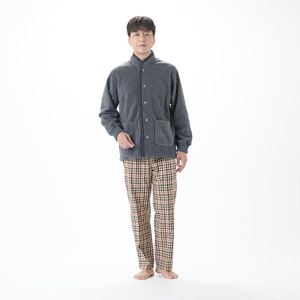 【DAKS】［紳士］レーヨン混フリースジャケット