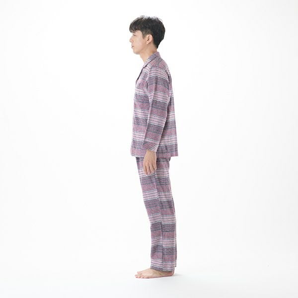 【DAKS】［紳士］甘撚り起毛ネルパジャマ