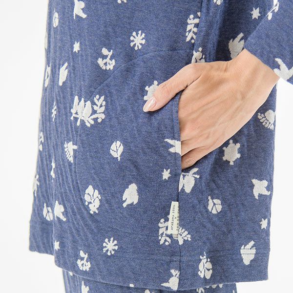 arakawa1886】×【点と線模様製作所】シマエナガ 接結ジャカード