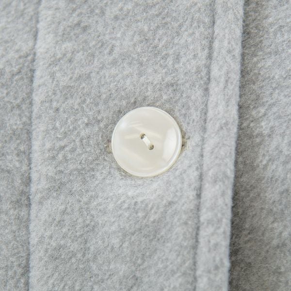 【MOOMINムーミン】×【Amourアムール】婦人パジャマふんわりフリースケープリトルミイ刺繍