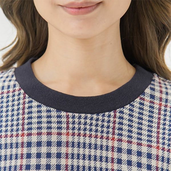 新品タグ付き！DAKS チェック柄 長袖ワンピース 36 DAKS】接結ジャカード チェックワンピース | arakawa ONLINE SHOP
