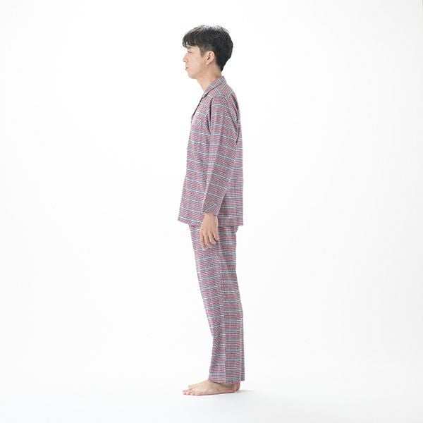 【DAKS】［紳士］ガンクラブチェック起毛ネルパジャマ