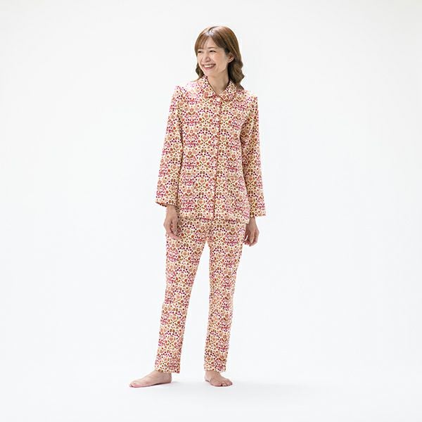 Amour1886】×【点と線模様製作所】 スムース ニット プリント パジャマ