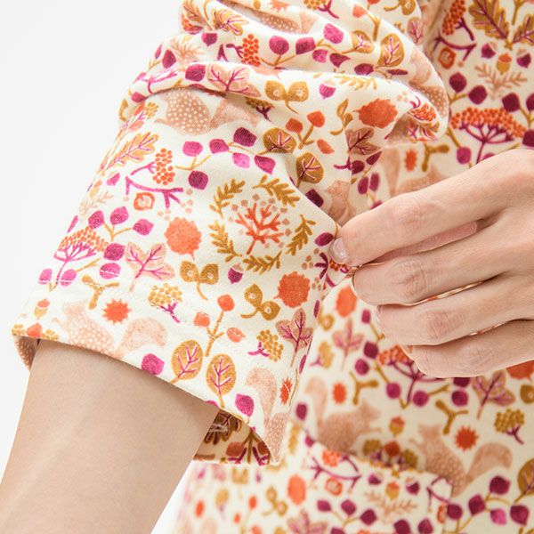 Amour1886】×【点と線模様製作所】 スムース ニット プリント パジャマ