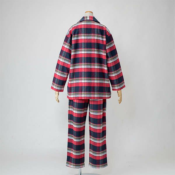 Amour HOMME】［紳士］ネルチェック柄パジャマ 巻き伏せ縫い | arakawa