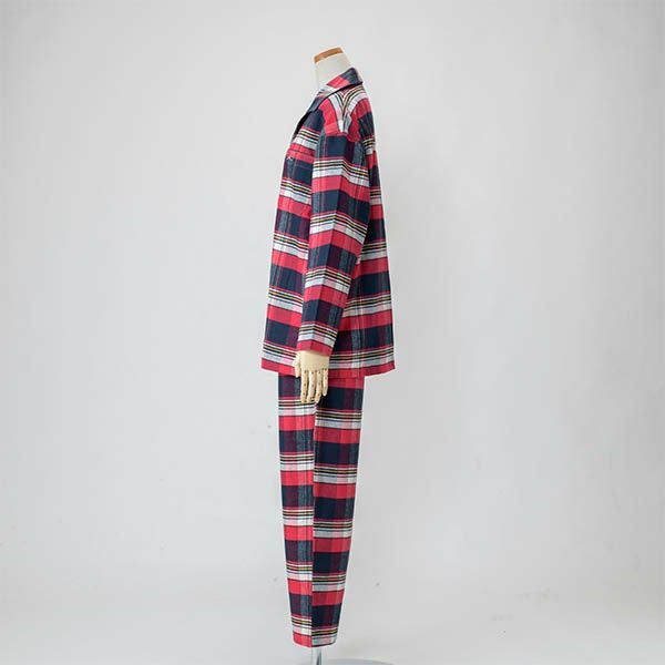 Amour HOMME】［紳士］ネルチェック柄パジャマ 巻き伏せ縫い | arakawa