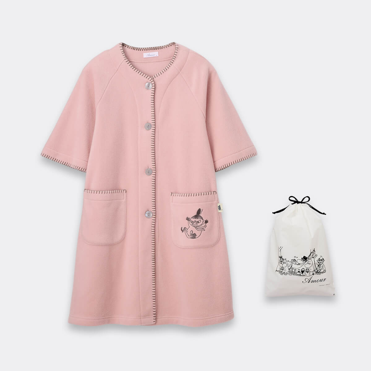 ラッピング済み＞【MOOMIN ムーミン】×【Amour アムール】フリース