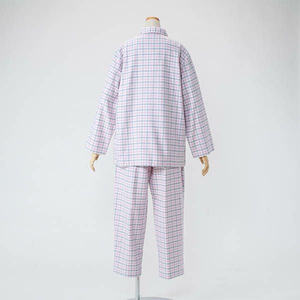 ELLE】先染めネル チェック柄 レディースパジャマ | arakawa ONLINE SHOP