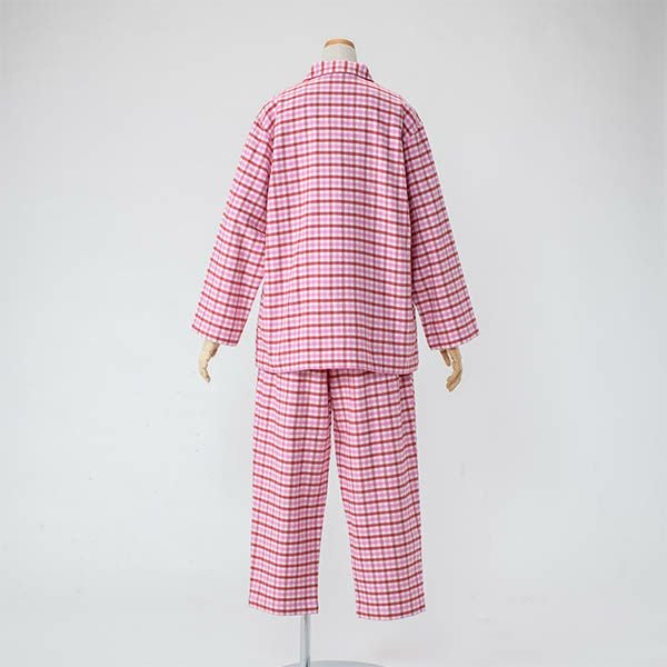 ELLE】先染めネル チェック柄 レディースパジャマ | arakawa ONLINE SHOP