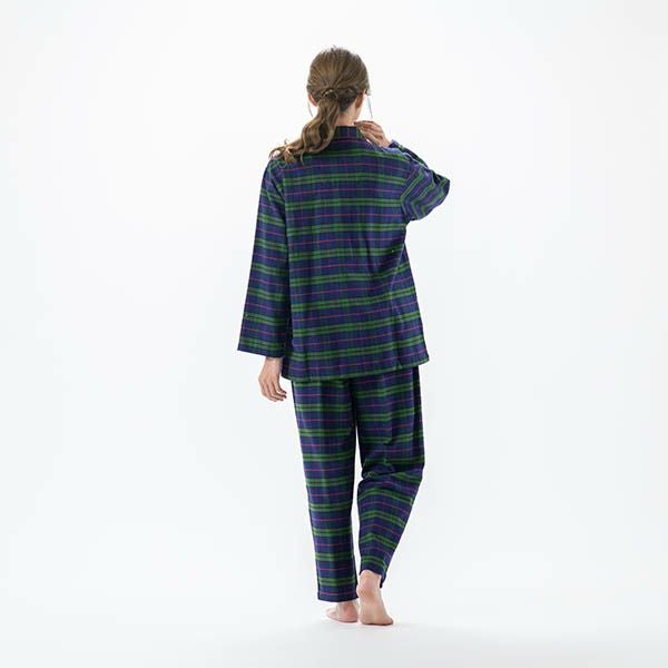 ELLE】先染めネル チェック柄 レディースパジャマ | arakawa ONLINE SHOP