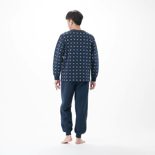 renoma】［紳士］ニットキルトジャガード （雪の結晶・ツリー・靴下