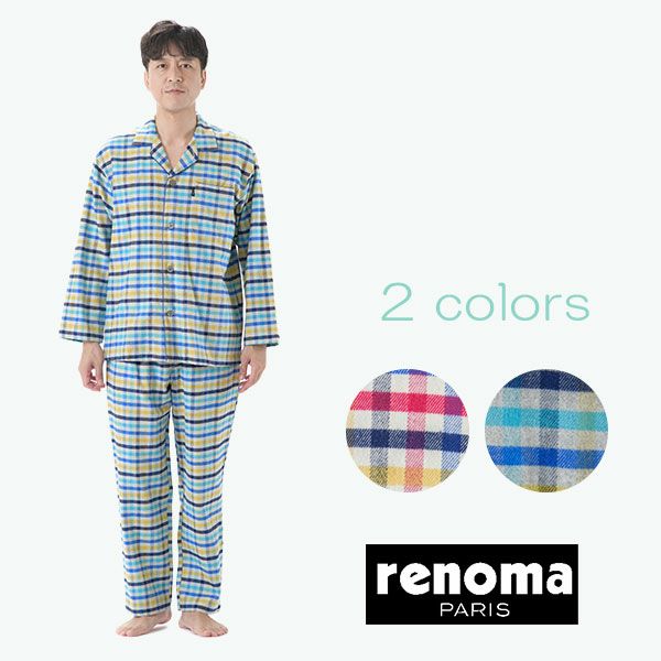 arakawa1886 快眠プロジェクト】サテン プリント ストライプ パジャマ