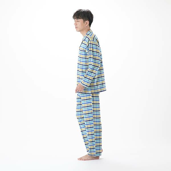 renoma】 ［紳士］先染 ネル チェック柄 パジャマ | arakawa ONLINE SHOP