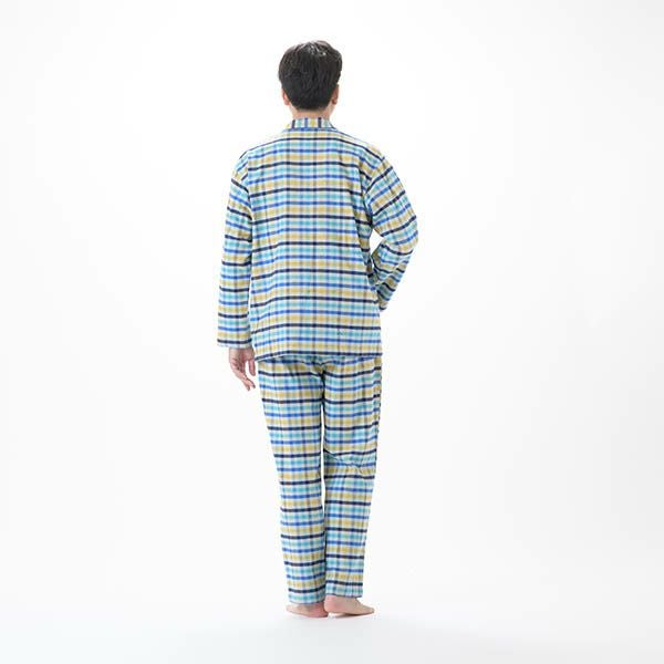 renoma】 ［紳士］先染 ネル チェック柄 パジャマ | arakawa ONLINE SHOP