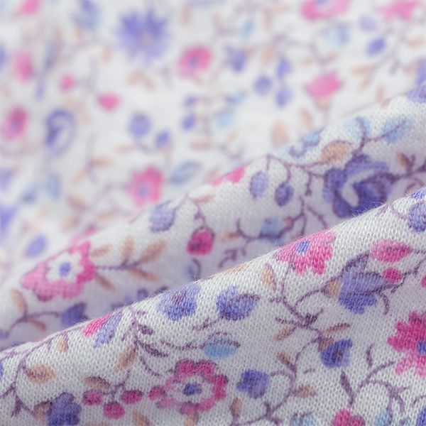 【Amour/アムール】接結天竺プリントくるみ仕様小花柄深履きショーツ