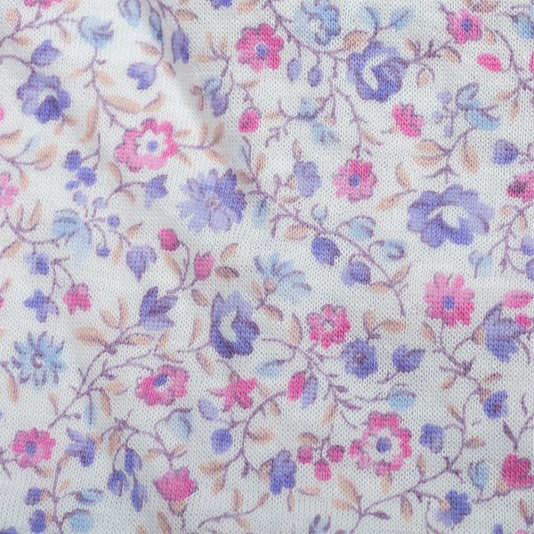 【Amour/アムール】接結天竺プリントくるみ仕様小花柄深履きショーツ