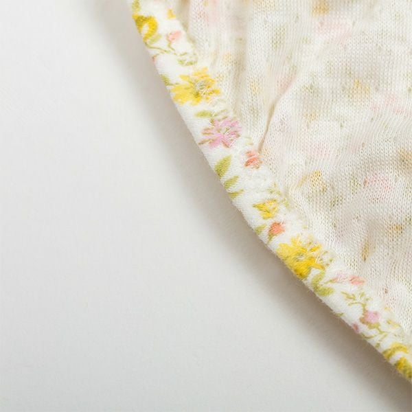 【Amour/アムール】接結天竺プリントくるみ仕様小花柄深履きショーツ