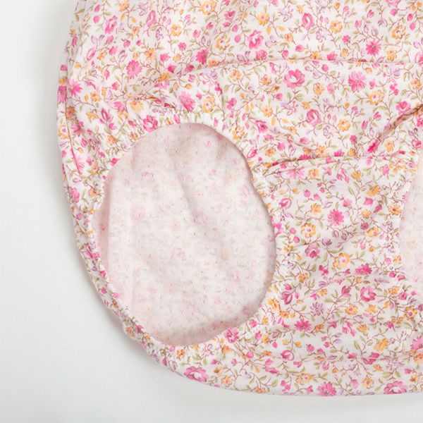 【Amour/アムール】接結天竺プリントくるみ仕様小花柄深履きショーツ