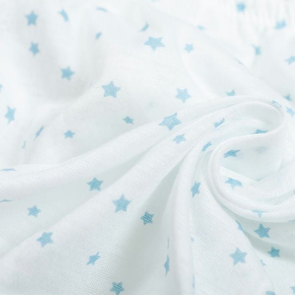 【ELLE】綿天竺くるみ仕様星柄レギュラーショーツ
