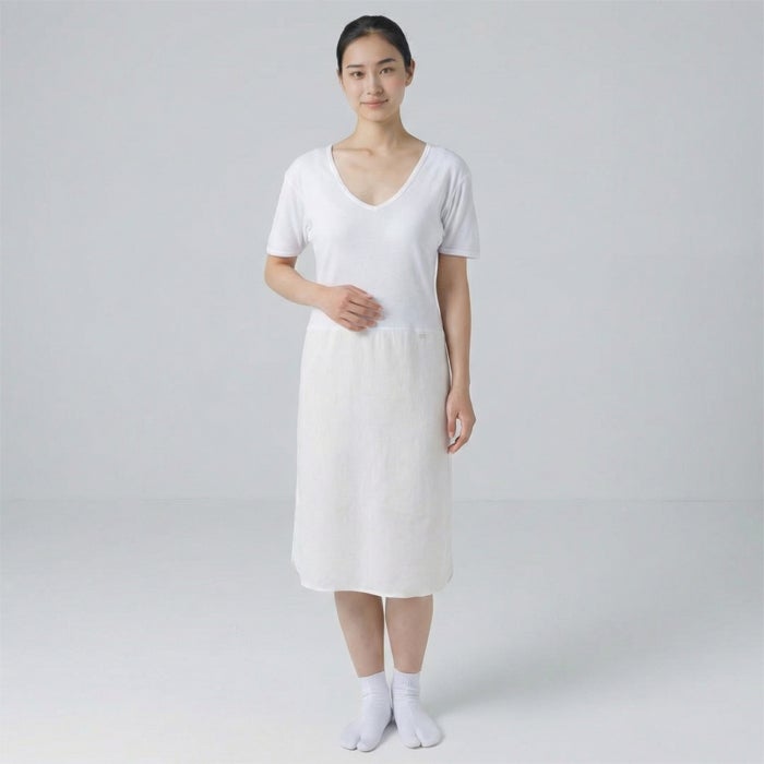 洗えるシルクニット きものスリップNo.406 ウォッシャブル 着物