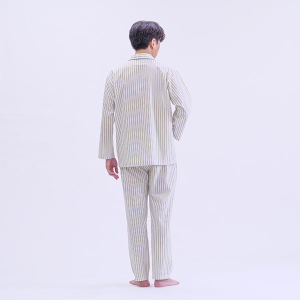 Amour HOMME / アムールオム】［紳士］サッカーストライプパジャマ