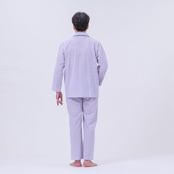 Amour HOMME / アムールオム】［紳士］サッカーストライプパジャマ