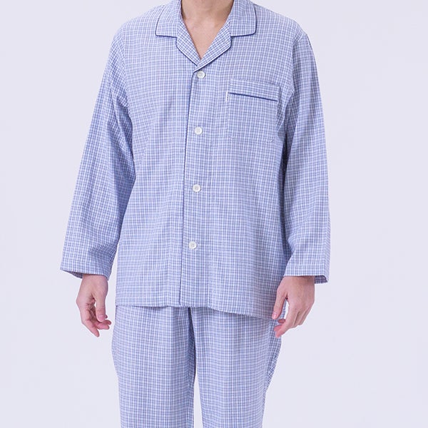 DAKS】［紳士］ メンズ 二重ガーゼ チェックパジャマ