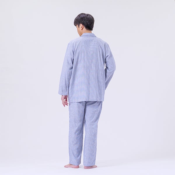 DAKS】［紳士］ メンズ 二重ガーゼ チェックパジャマ