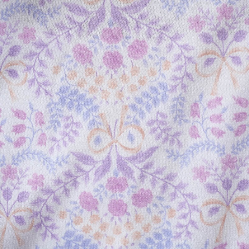 【Amour150/アムール150】【小柄な方向け】綿100％更紗柄天竺プリントパジャマ日本製150cm対応