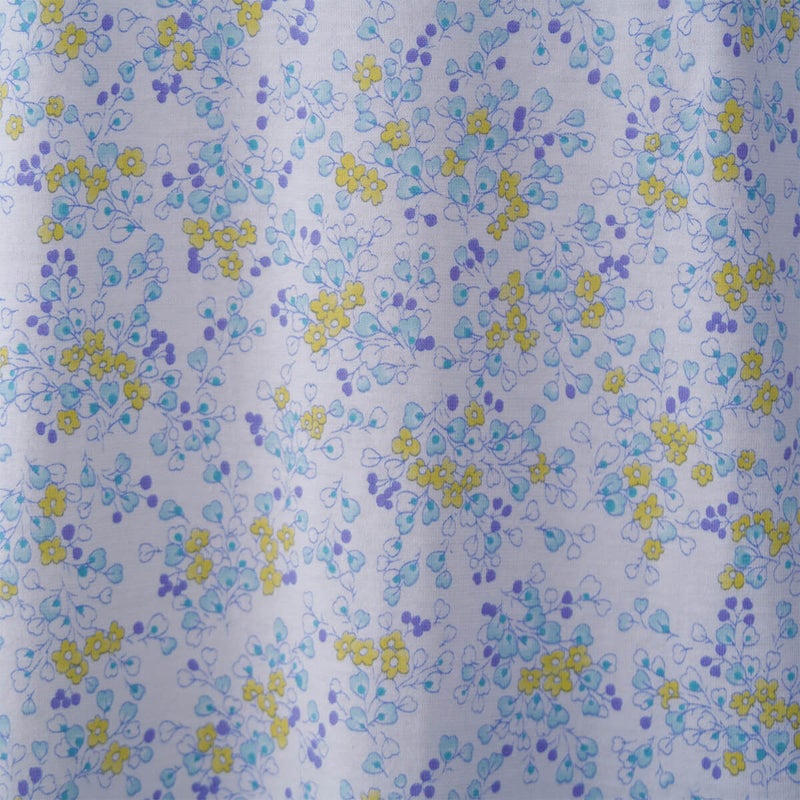 【Amour150/アムール150】【小柄な方向け】ハートフラワー柄天竺プリントパジャマラグラン袖7分袖長ズボン無地ボトム日本製