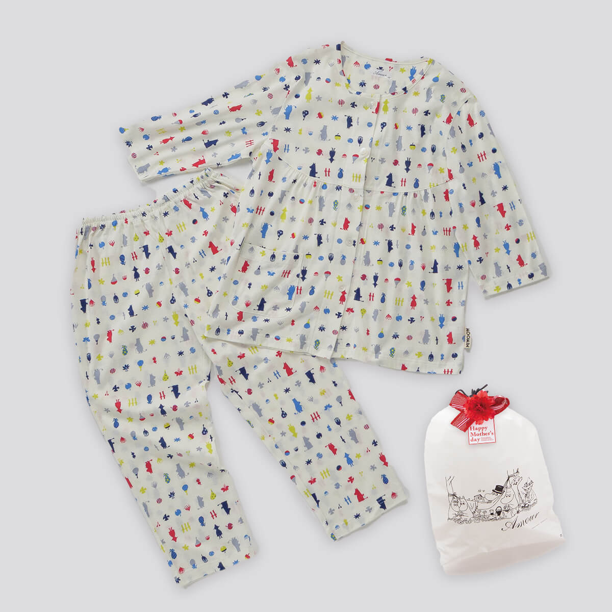 【新品】リバティ LIBERTY fabric厚手スムースニットパジャマ（M)A Liberty Print Pajama | Pasand by ne Quittez pas | パサンドバイヌキテパ