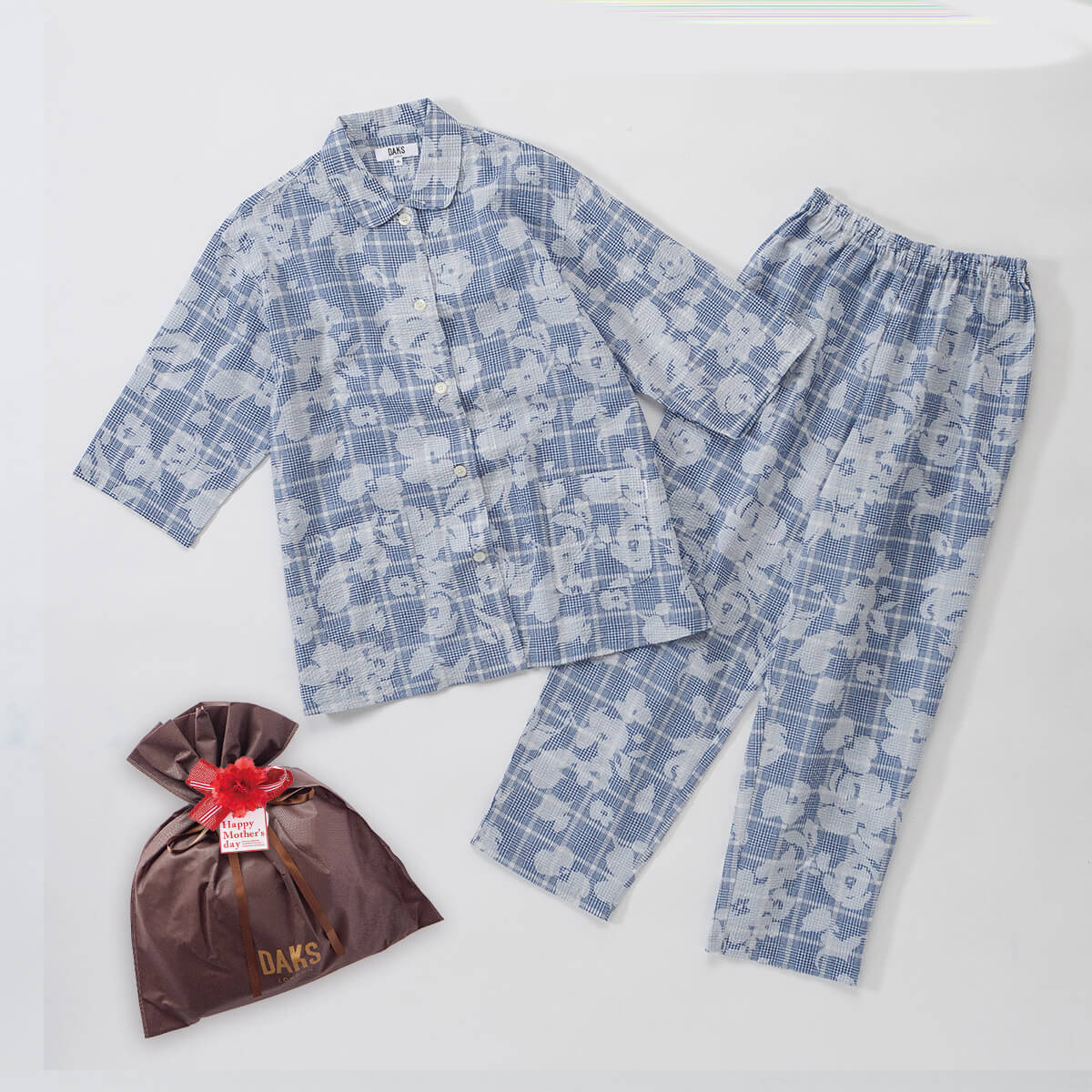 LIBERTY] スムースプリント 花柄 Gabrysia レディス 上下セット
