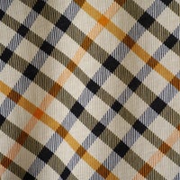 【DAKS】ハウスチェック天竺プリント半袖8分丈ズボンかぶりパジャマ無地ボトム